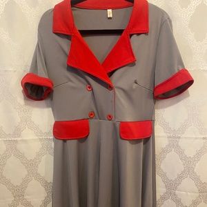 Retro office dress